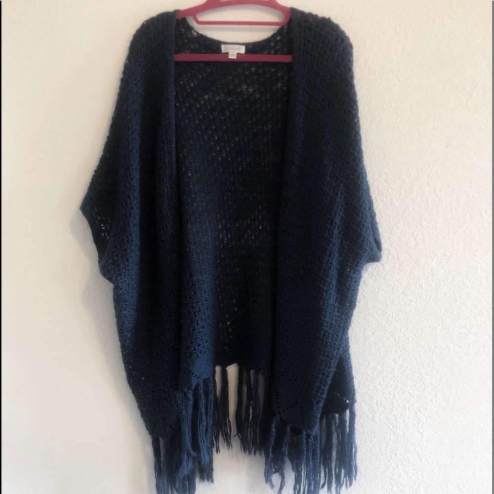 Charming Charlie knit sweater wrap